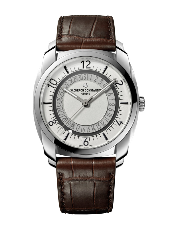 Dark Brown Leather Strap Vacheron Constantin Quai De l’Île Replica Watches