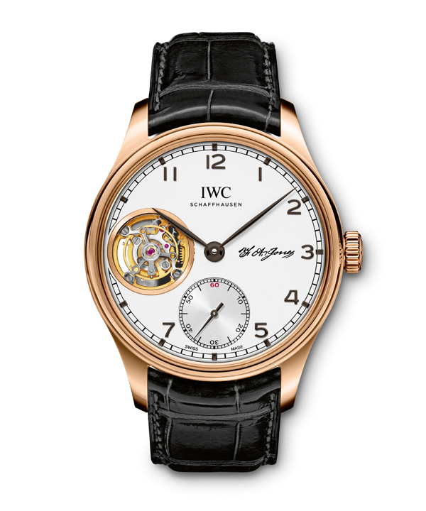 Red Gold Case Copy IWC Portugieser Tourbillon Hand-wound “D.H. Craig America” Special Edition For Sale