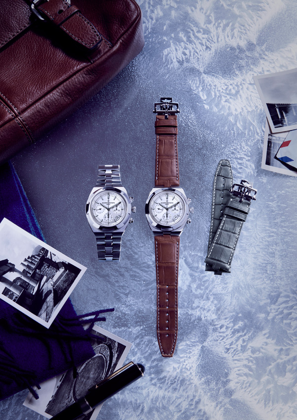 white gold case replica Vacheron Constantin Overseas