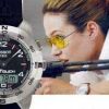 Cool White Arabic Numerals Replica Tissot T-Touch II Watches Shown In “Mr Smith&Mrs Smith”
