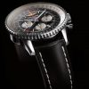 The black straps fake watches are designed for men.