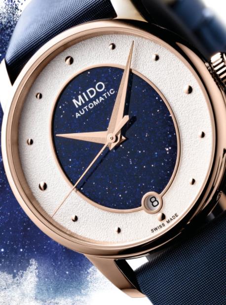 The elegant replica watches are designed for females.