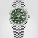 The Timeless Elegance Of The 2025 AAA UK Rolex Datejust 36 Replica Watches With Diamond Hour Markers And Palm Motif Dials